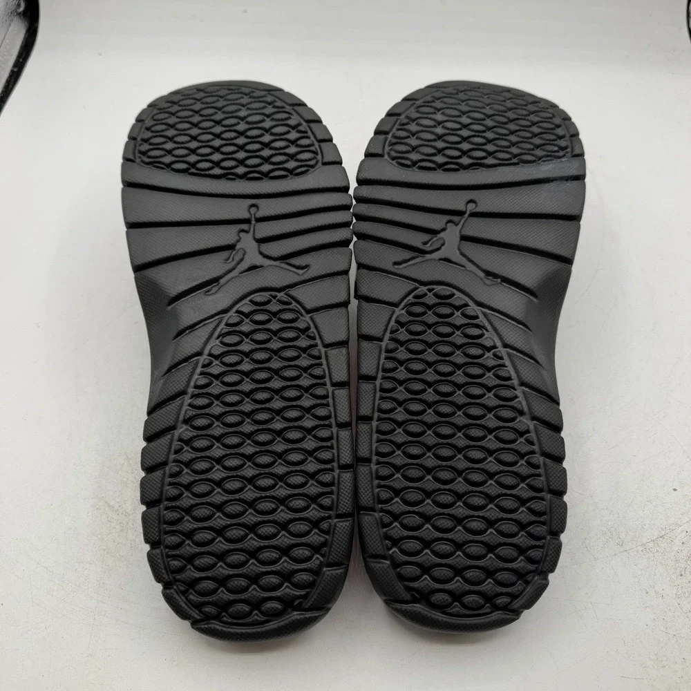 Nike Air Jordan Hydro V Retro Slide Sandals Mens Sz 10 Black/Fire Red 555501-012